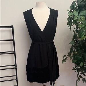 Elegant Black Sleeveless Dress